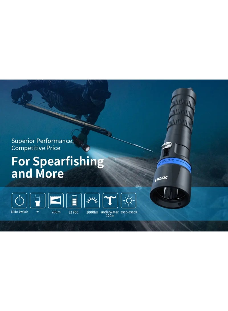 XTAR DS1 1000 lumen Dive Light SET - Image 3